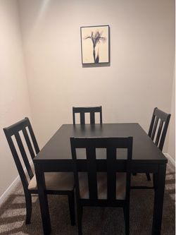 Dining Table and 4 Chairs