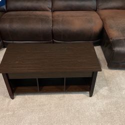 Discrete Storage Coffee Center Table