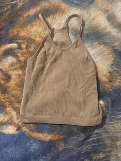 Ribbed Tank Top with Racerback