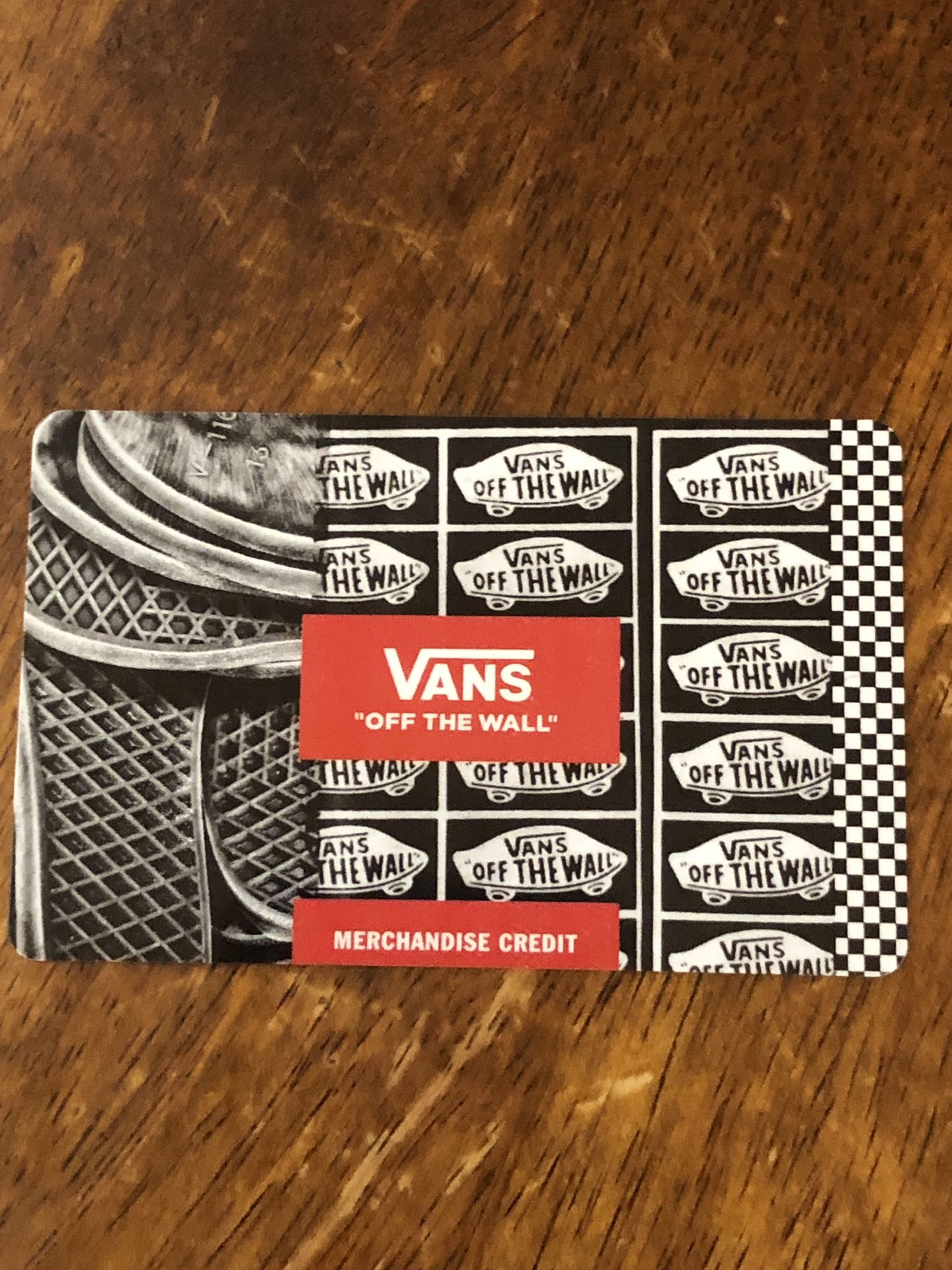 $154 VANS CREDIT