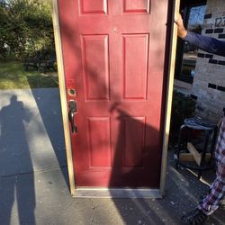 36x80 Front, Storage, Garage Door , Framed Ready To Install