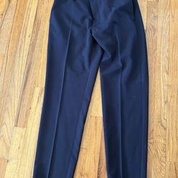 Men's Navy blue slim fit trousers size 34 x 30"