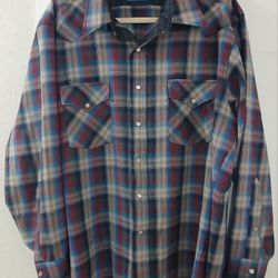 Pendleton Mens Western Wear Plaid Shirt