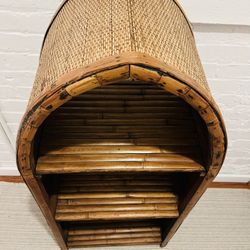 Rattan Bookshelf 