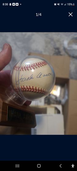Game Ball Hank Aaron