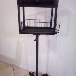 Black Rolling Cart