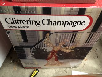 Christmas lighted outdoor angel