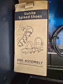 Gunite Spiked Shoes Pre-Assembly