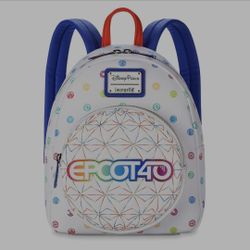 Disney Parks Loungefly EPCOT 40th Anniversary Backpack
