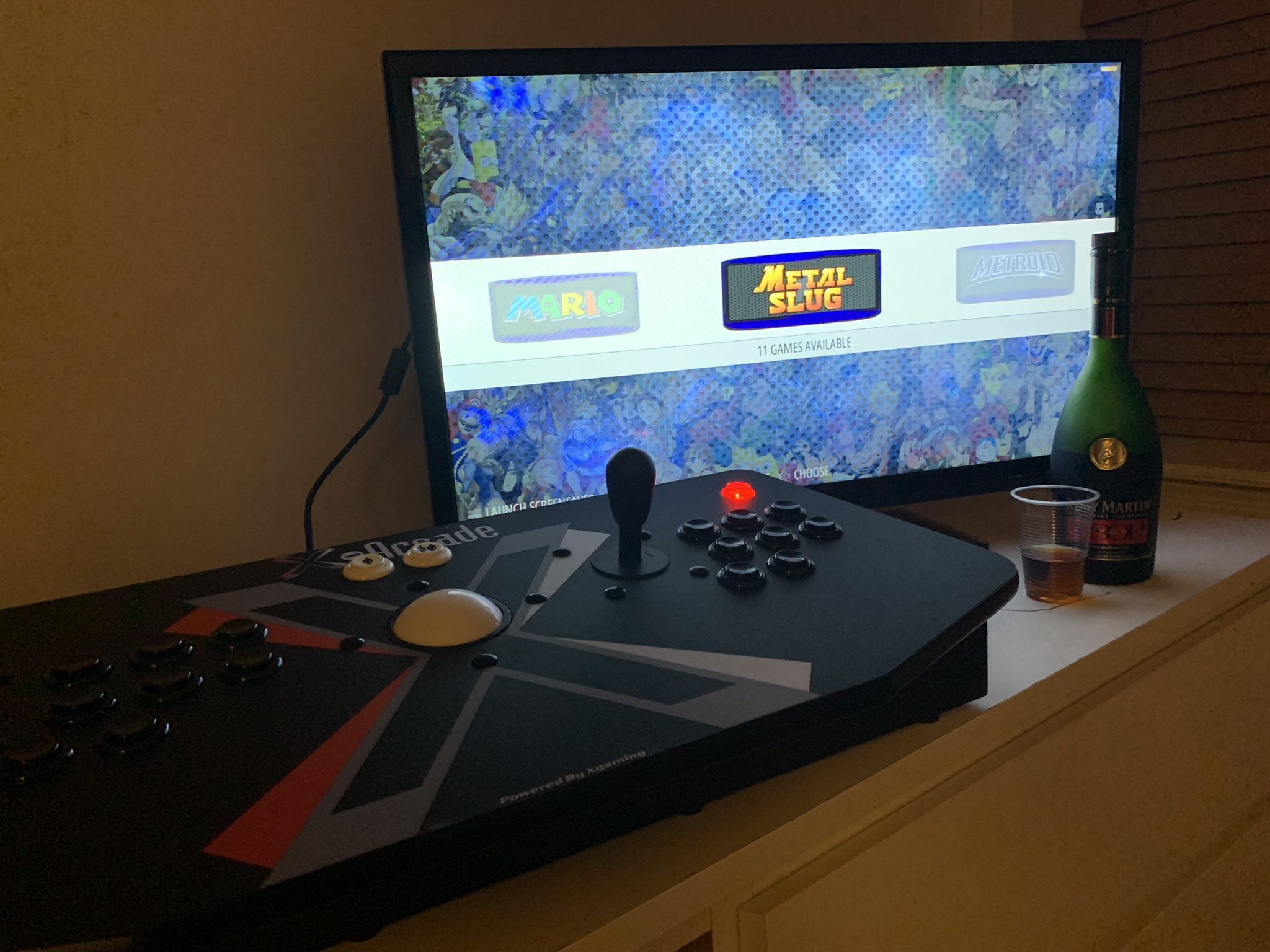 Arcade Stick w/Retro Games