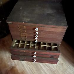 Antique filing cabinet