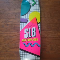 90's Shape Sal Barbier Skateboard SIGNED Plan B 