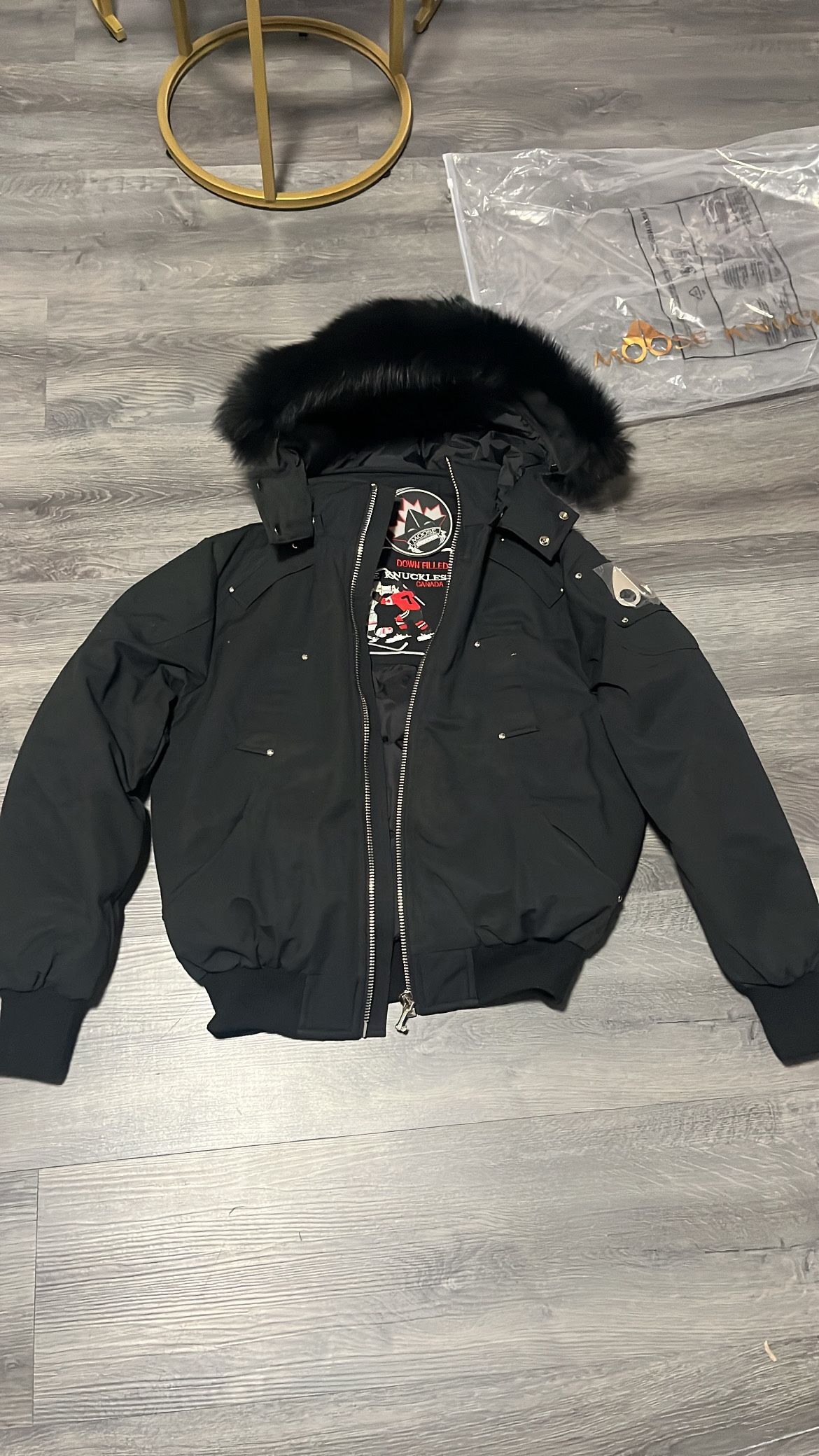 Moose Knuckle Coat With Fur Brand New Size M and L