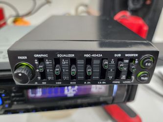 Old school 7 bands car Equalizer POWER ACOUSTIC baby Kenwood type kgc-4042a