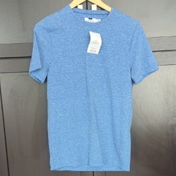 Topman Blue Slim Chest  Regular Length Short Sleeve Tee - XS NWT 