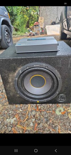 Sony es mobile 10 sub woofer and 1000 watt amp