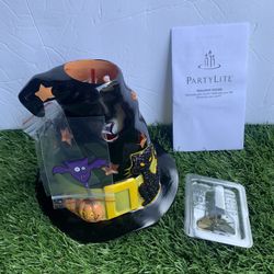 Party Lite Halloween Spooky Hat Tealight House Decor  New