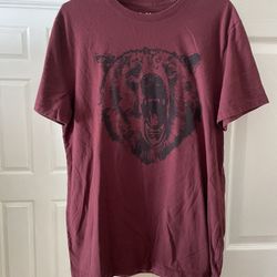 Men’s Burgundy Bear Shirt
