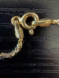 Rock chain silver/gold tone 925