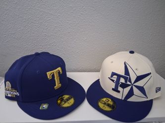 MLB New Era Texas Rangers 59fifty Fitted hats 7 1/8  "BUNDLE DEALS"  both for $65