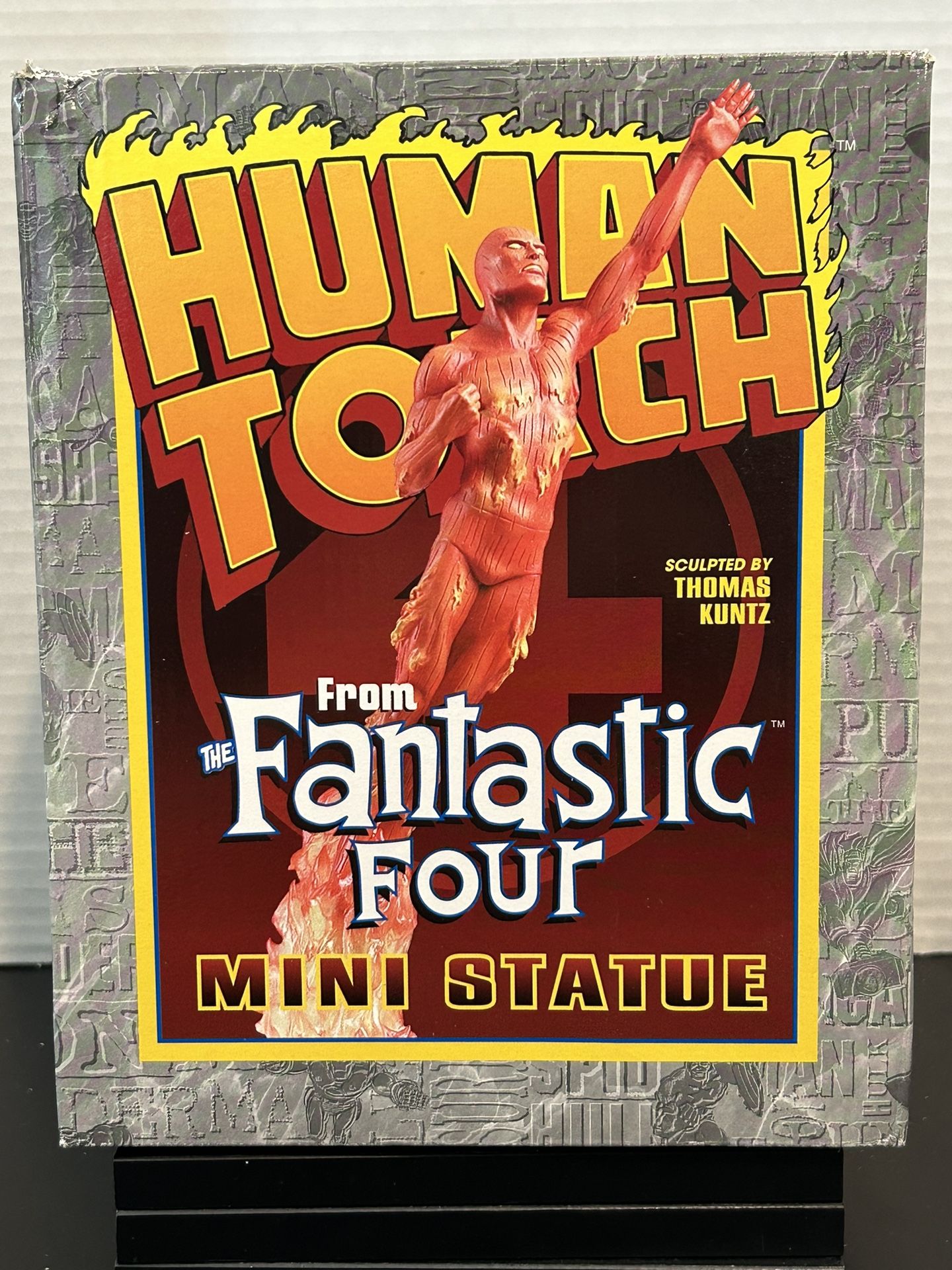 Bowen Designs Human Torch Mini Statue Figure Fantastic Four