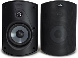 Polk Audio Atrium 6 Outdoor Speakers – Pair – Black