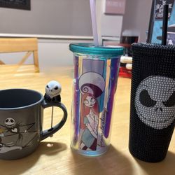 Nightmare Before Christmas Cups