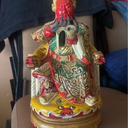 Chinese Wooden Statue