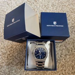 Montres Prestige X Invicta Men's Watch (MPW-0326) - 40mm Blue Dial