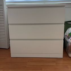 White Dresser 3 Drawers