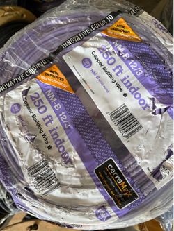 Romex 12/3 250ft Electric Copper Wire New Roll( Price Is Firm )