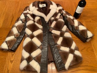 Genuine Mink Fur Coat 