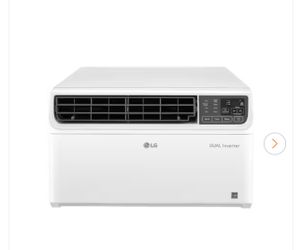 LG 14,000 BTU 115-V Dual Inverter Smart Window Air Conditioner LW1517IVSM with WiFi and Remote in Wh