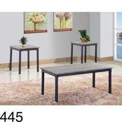 Beautiful Three peice Coffee table set