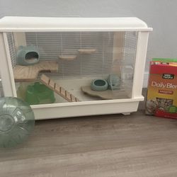 Hamster Cage And Accessories 