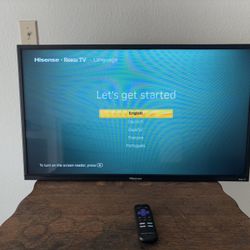 32” Hisense Roku Smart TV – Remote Included