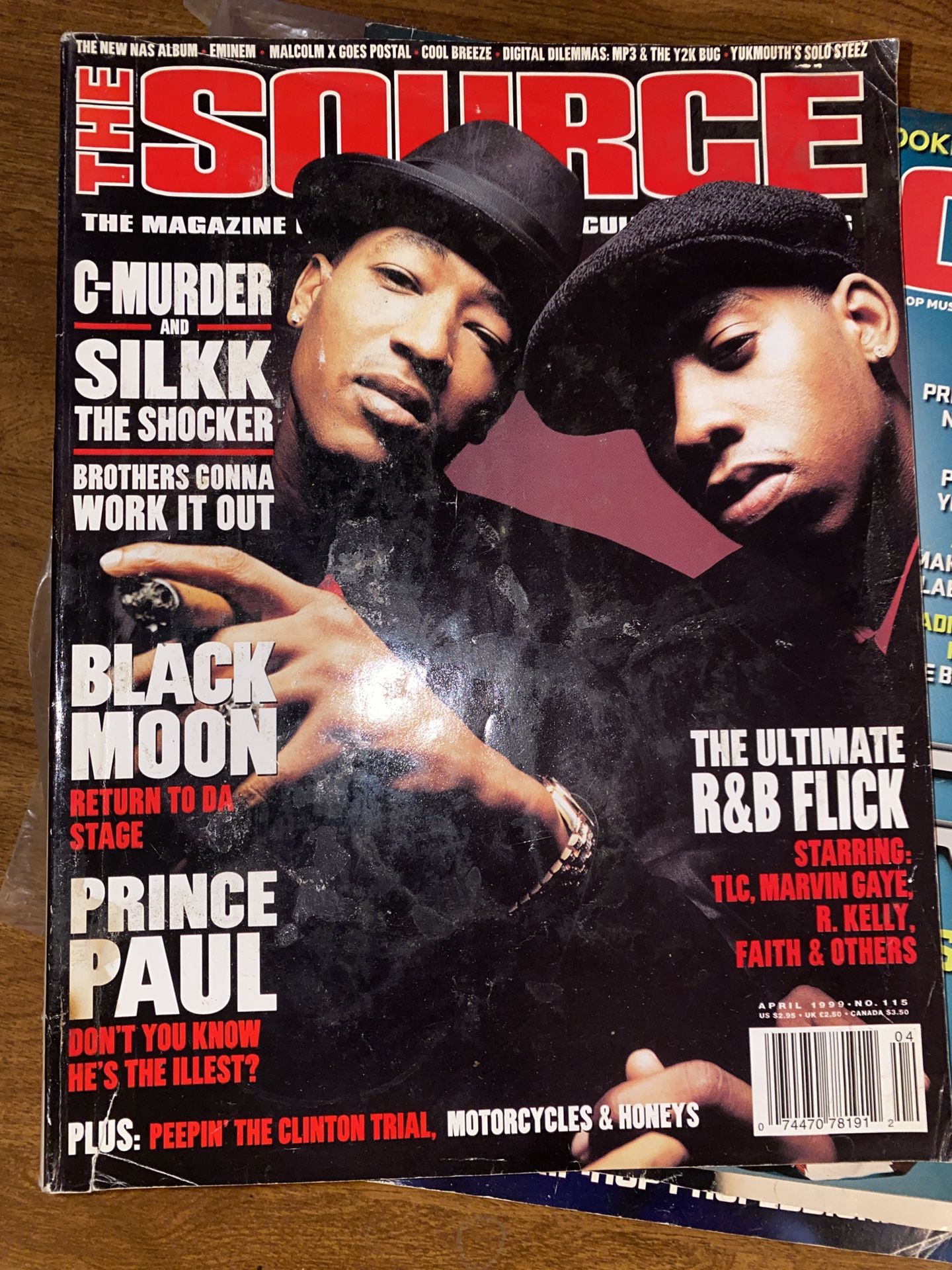 The Source Magazine April 1999 No. 115 C Murder and Silkk The Shocker No Label
