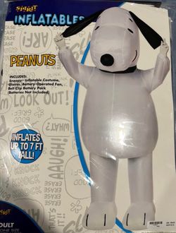 PEANUTS ADULT INFLATABLE COSTUME