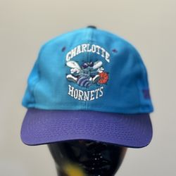 90 Vintage Hat Charlotte Hornets