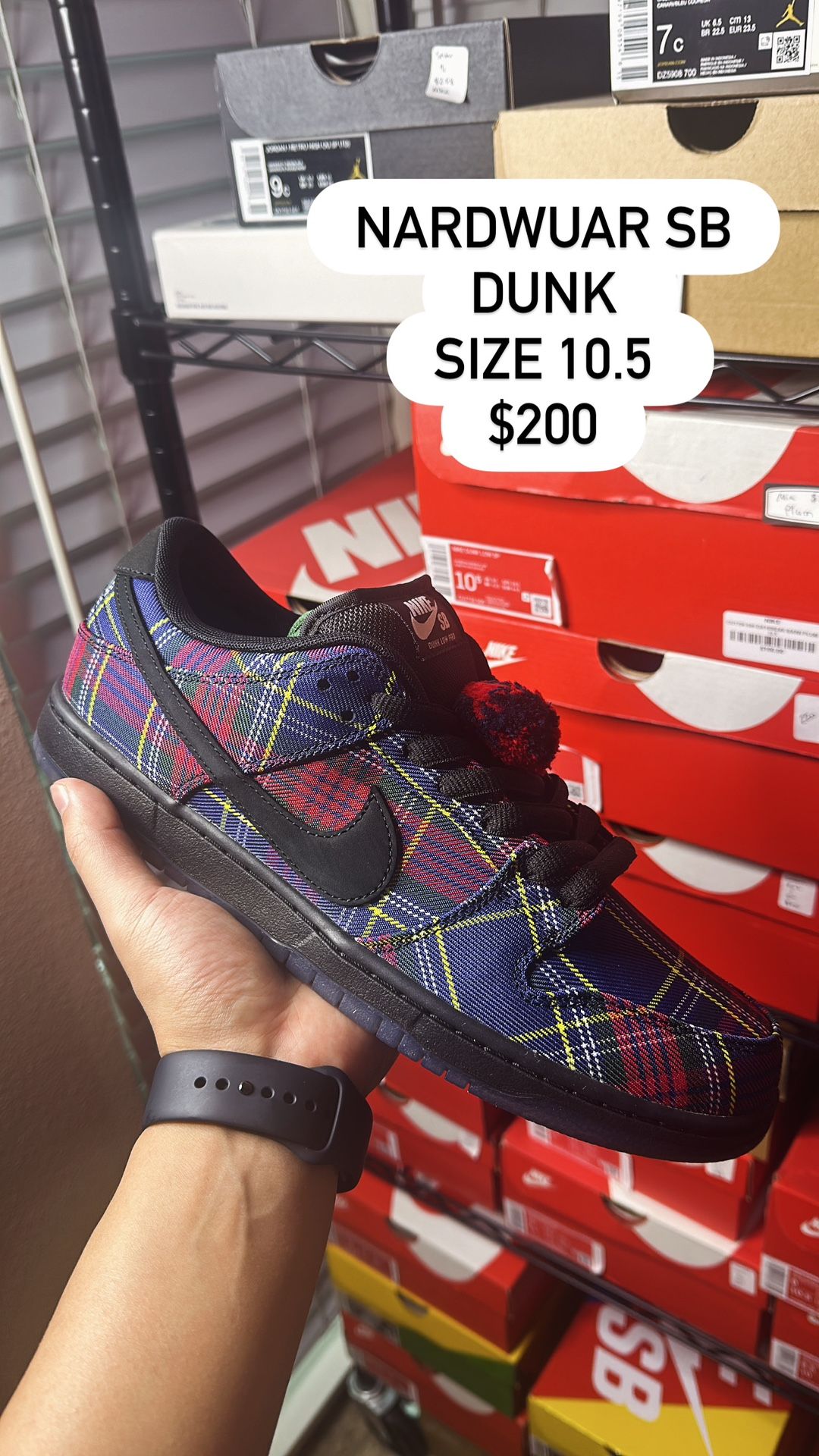 Nike Sb Dunk Nardwuar Size 10.5