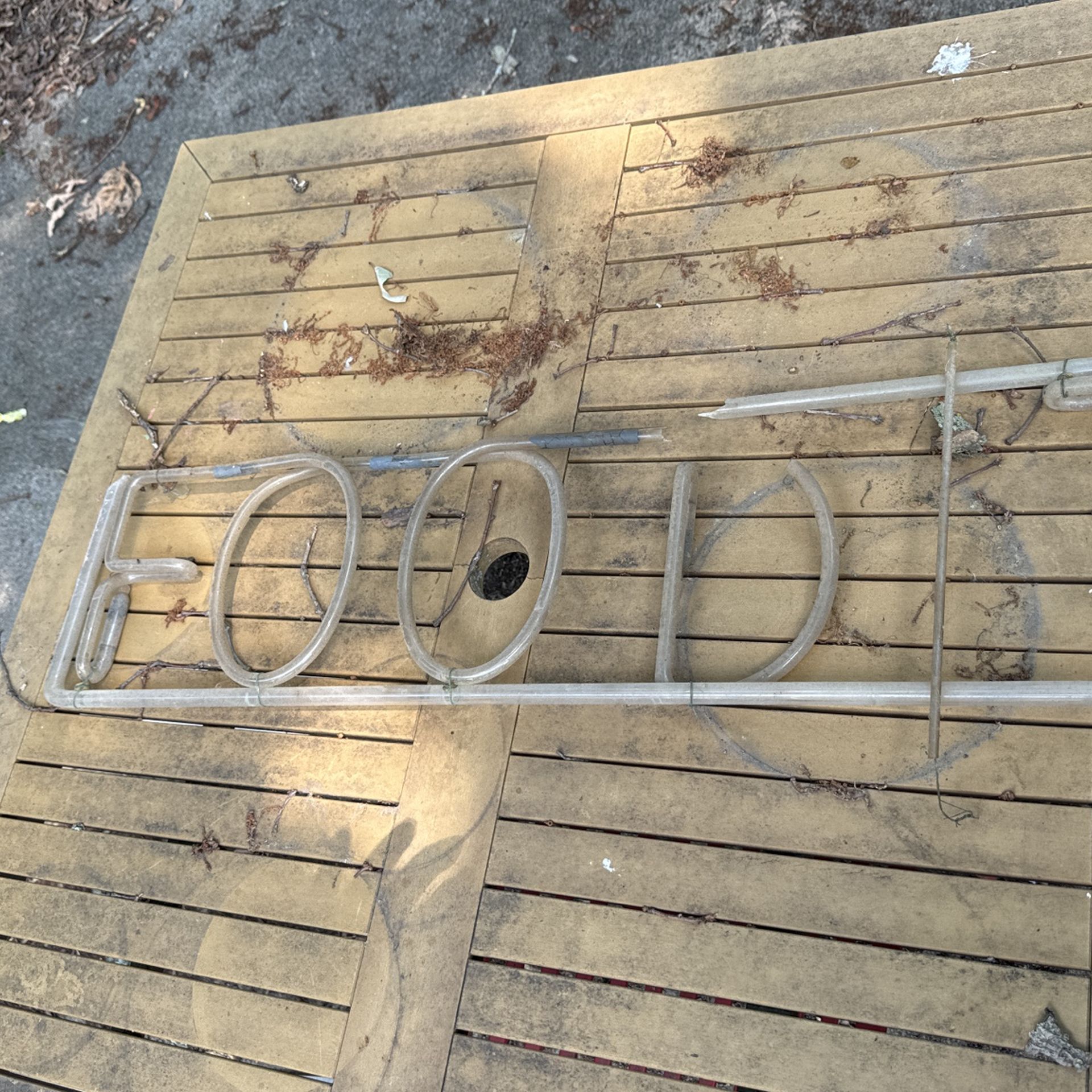 Antique Neon Sign “Food To Go”
