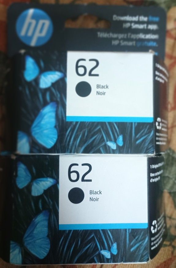 HP 62 BLACK INK