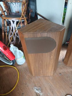 Bose Wood Veneer Corner Speaker Cabinet