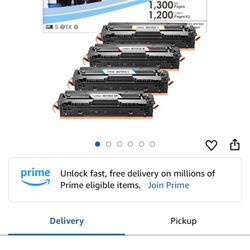 LinkDocs 5.0 218A Toner Cartridges 4 Pack, Compatible Replacements for HP 218A 218X Toner Cartridges Used with Color Laserjet pro MFP 3301fdw 3301cdw 