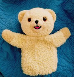 1986 Snuggles Bear Puppet