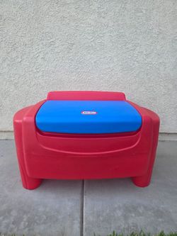 Vintage ~ Little Tikes Full Size Toy Box + Lid 1980's