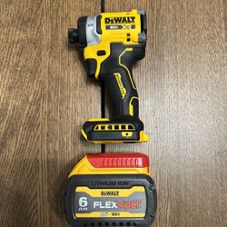 Dewalt Impact With 6AH Flexvolt Battery