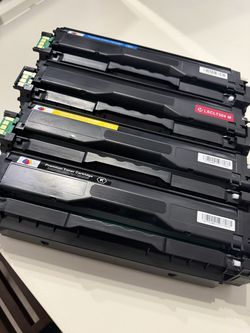 4 Samsing Laser Printer Toners: CLT-504S CMYK