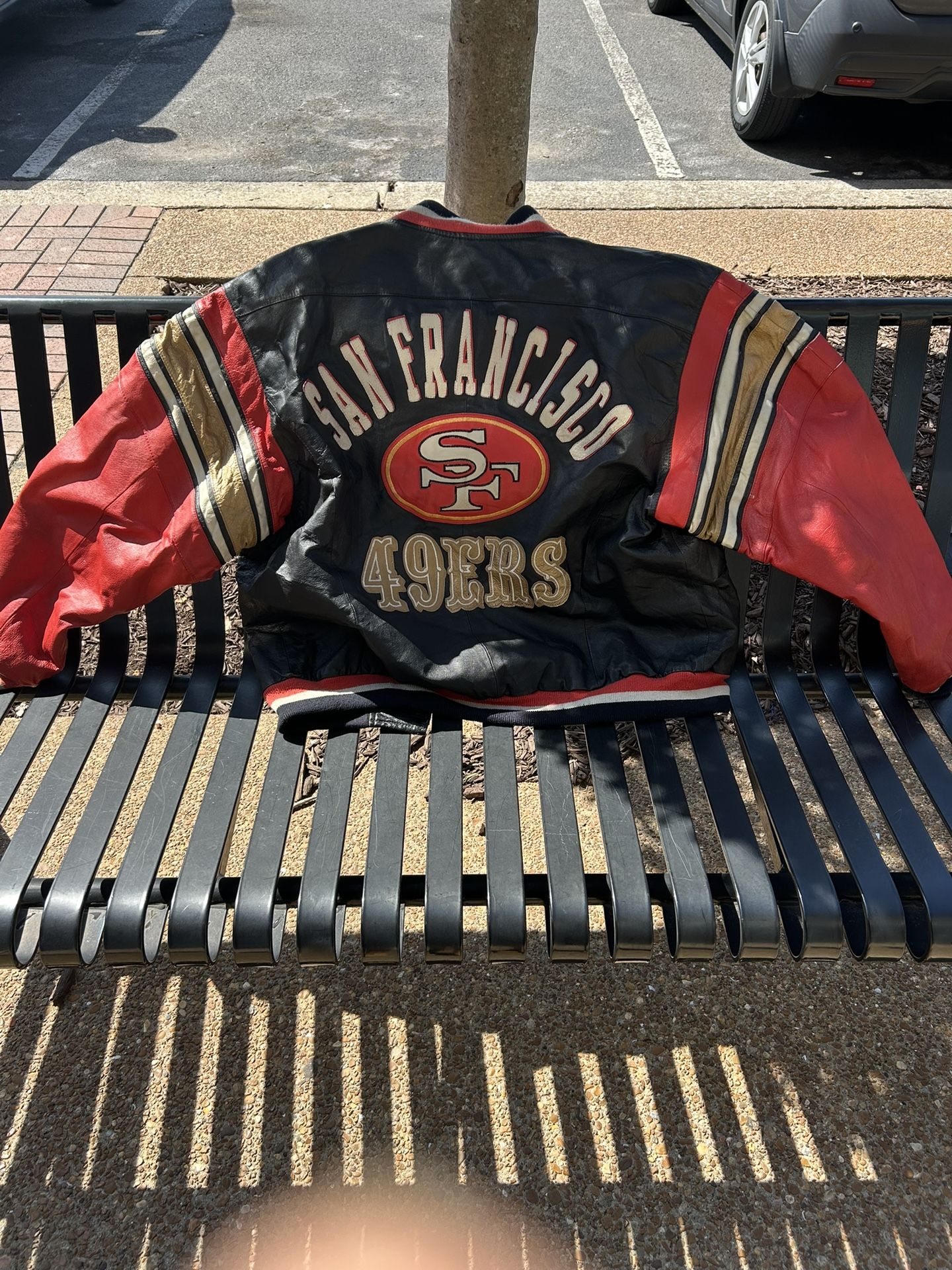 49ers Leather Jacket Vintage