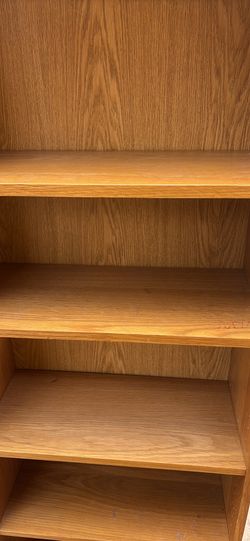 Wooden book shelf